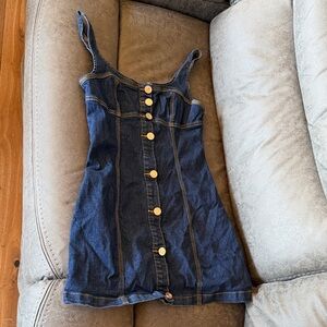 SHEIN Blue Denim Fabric